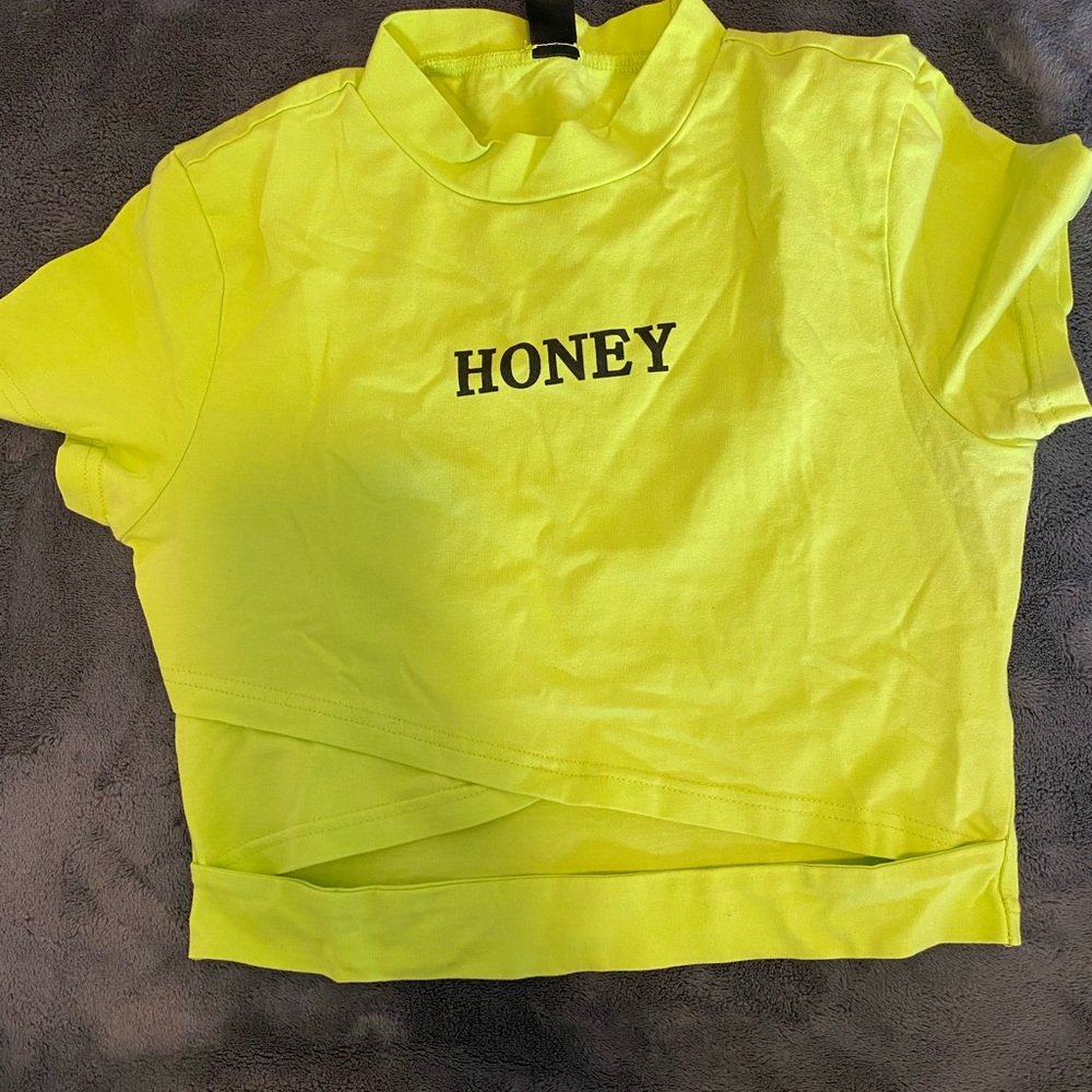 SHEIN Neon Green T-Shirt